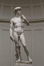 David is a masterpiece of renaissance sculpture, created in marble between 1501 and 1504 by the italian artist michelangelo. David Michelangelo Simple English Wikipedia The Free Encyclopedia