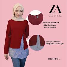 Cara pakai selendang seperti diana amir. Blouse Muslimah Fesyen Terkini Yang Trendy Bergaya Habis Kain Panas