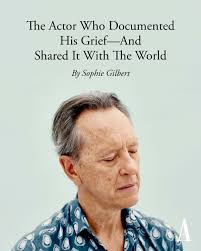After his wife, Joan, died, Richard E. Grant began to post videos of  himself talking about his bereavement