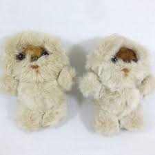 Two Adorable Baby Ewok Stuffed Toys Star Wars Return Of The Etsy Ewok Baby Star Wars Baby Ewok