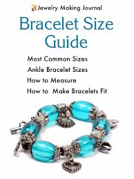 bracelet sizes guide jewelry making journal