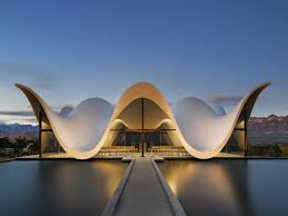 Sculptural Chapel Architecture Surrounded by South Africa Landscape