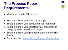 The Process Paper The Final Step Ppt Download