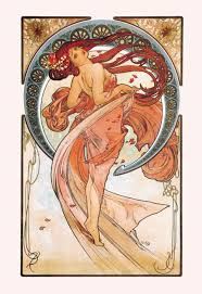 I play handball, golf, and poker. Alphonse Mucha La Danse Art Nouveau Affiches D Art Design Art Nouveau