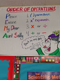 Accronym For The Order Of Operations Education Math Makingmathfun Order Of Operations Math Operations Math Projects