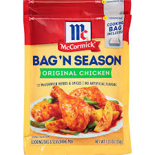 Kirkland signature super premium small dog chicken, rice & vegetable formula is formulated to for dogs weighing more than 30 pounds, feed an additional 1/2 cup for every 10 pounds over 30. Amazon Com Mccormick Bag N Season Original Chicken Cooking Seasoning Mix 1 25 Oz Pack Of 6 Meat Seasonings Grocery Gourmet Food
