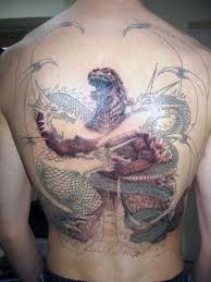 30 Seriously Good Godzilla Tattoos 30 Photos Klyker Com Godzilla Tattoo Godzilla Tattoos