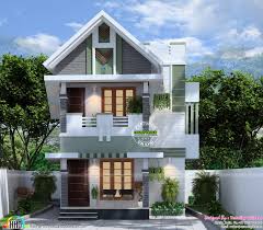 Very Cute Small Double Storied House Kerala House Design Home Building Design House Front Design