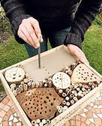 How To Make A Solitary Bee Hotel Bee Hotel Bee House Solitary Bees