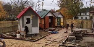 Tiny Houses For Homeless People Put Roofs Over Heads In Time For The Holidays Tiny House Village Tiny House Community Tiny House Blog