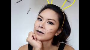 simple bunny makeup tutorial you