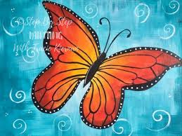 Welcome to the drawing easy website. Butterfly Painting How To Paint A Butterfly In Acrylics Step By Step