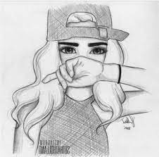 How to draw a girl. Pin By Saeeda Qassm On Draw Cartoon Girl Drawing Cute Sketches Cute Drawings