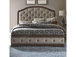 Amelia Traditional King Upholstered Bed With Button Tufting By Liberty Furniture Darvin King Upholstered Bed Queen Upholstered Bed Upholstered Beds