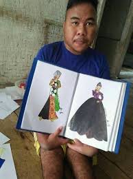 Model baju karnaval dalam hal ini pakaian dan aksesoris yang dikenakan wanita dan pria merupakan simbol identitas gender, agama, dan status sosial. Mengenal Lebih Dekat Rahmat Pria Difabel Yang Viral Karena Jago Desain Baju