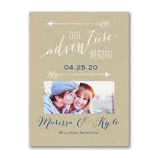 This project will show you how you can save up to $150 on save the dates. Our Adventure Begins Save The Date Save The Date Wedding Saving Save The Date Cards