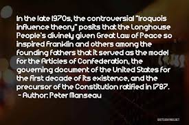 Top 3 Iroquois Constitution Quotes Sayings