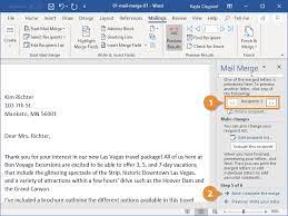 Easy mail merge for outlook gives you the power to fully. Mail Merge In Word Customguide