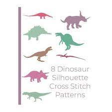 Free cross stitch patterns go cross stitch crazy with our huge selection of free cross stitch patterns! 8 Dinosaur Silhouette Cross Stitch Patterns Dinosaur Cross Stitch Designs For Wall Art Home Decor Pillows And More Silhouette Cross Stitch Designs Buy Online In South Africa Takealot Com