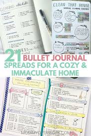 21 Cozy Bullet Journal House Cleaning And Maintenance Spreads Bullet Journal Cleaning Bullet Journal Cleaning Schedule Bullet Journal Layout