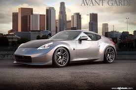 Nissan 370z With Perfectly Fitted Avant Garde M368 Rims Nissan 370z Nissan Best Mods