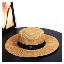 Women S Hats Sun Hats Small Bee Straw Hat European And American Retro Uk Tienda Woman Straw Hat Small Bees Sun Hats