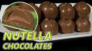 Molded chocolates add an elegant touch to the sweets tray. Nutella Filled Milk Chocolates Recipe Silicone Mold Youtube