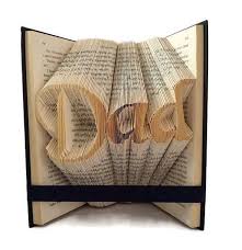 Book Folding Pattern For The Word Dad This Book Folding Pattern Will Allow You To Create Your Own Image Of Folded Book Art Book Folding Patterns Book Folding