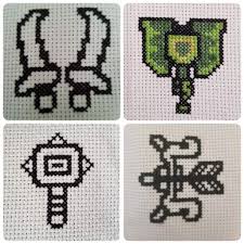 Stitchboard.com free pattern wizard, cre. Weekend Diys More Weapon Cross Stitch Monster Hunter Amino