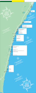 Large detailed map of tulum. Riviera Maya Mexico Map With Hotel Locations