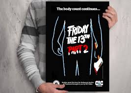 Jason Voorhees Friday the 13th Part 2 Horror Film Poster. Alternate  Version. Camp Blood Camp Crystal Lake Horror 80s Slasher Film. Jason - Etsy