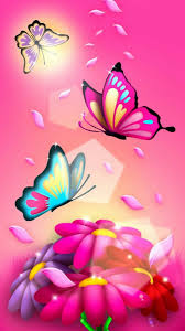 Download, share or upload your own one! Cute Pink Iphone Pink Butterfly Wallpaper Novocom Top