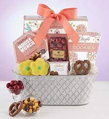 Filled with a sweet arrangement of treats to put a smile on their face! Birthday Gift Baskets Delivery Gourmet Food 1800flowers Com