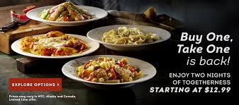 Central texas expwy, and is convenient to hotels, shopping, movie theaters visit your local olive garden located at killeen, texas for delicious italian dishes perfect for the whole family. New Olive Garden Offers Free Dessert Or Appetizer Buy One Take One