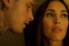 Megan fox has proven that she can look hot in anything. Machine Gun Kelly Megan Fox Get Intense In New Movie Trailer