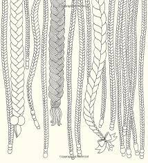 Earlier, the team of coloringpagez.com published a very cool anime hair coloring, and now we present to your attention this braid coloring page. Pin On Anti Stress Art
