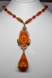 Neiger brothers jewelry is characterized by quality czechoslovakian glass, often with egyptian revival themes. Rare Antique Vintage Art Deco Neiger Brothers Egyptian Revival Necklace Ebay Egyptian Revival Jewelry Art Deco Jewelry Vintage Costume Jewelry