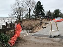 Beverly shores is a town in pine township, porter county, indiana, united states, about 36 miles (58 km) east of downtown chicago. Lake Michigan Waves Wash Away Sections Of Pavement In Indiana Town Mlive Com