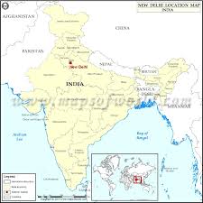 Download 84 royalty free map delhi style vector images. Where Is New Delhi Location Of New Delhi In India Map