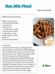 ➖2 cawan tepung gandum (2 cups of all purpose flour) ➖2 biji. Resepi Bilis Pintal Resepimee Junotee Com