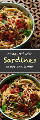 Spaghetti With Sardines Capers And Lemon Cooking Maniac Recipe Sardine Recipes Cooking Spaghetti Cooking