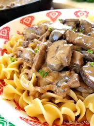 An Easy To Follow Recipe For Classic Beef Stroganoff With Tender Strips Of Steak Slic Homemade Beef Stroganoff Recipe For Beef Stroganoff Beef Stroganoff Easy