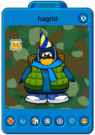 My penguin account is penguinhuman. Hagrid Club Penguin Rewritten Wiki Fandom