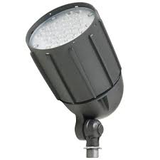 Newhouse Lighting Line Voltage 30 Watt Bronze Outdoor Integrated Led Landscape Weatherproof Bullet Flood Light V5blf30brz The Home Depot