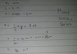 Yusuf Sedang Memperbesar Kolam Ikan Miliknya Kolam Ikan Itu Berbentuk Balok Yang Mula Mula Brainly Co Id