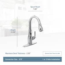 Check spelling or type a new query. Moen 7185esrs Spot Resist Stainless Brantford Single Handle Touchless Pullout Spray Kitchen Faucet With Reflex And Motionsense Technologies Faucetdirect Com