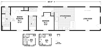 These are two bedroom fifth wheel floor plans or rv trailer camper with two bedrooms. Patterson 16 X 60 930 Sqft Mobile Home Factory Expo Home Centers Mobile Home Floor Plans Cabin Floor Plans Family House Plans