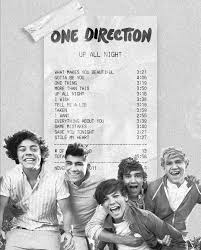 Up All Night Receipt In 2020 One Direction Posters One Direction Songs One Direction Albums
