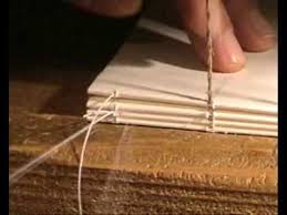 Bookbinding Hand Sewn Lesson 1 Step 2 Book Binding Diy Bookbinding Tutorial Book Binding