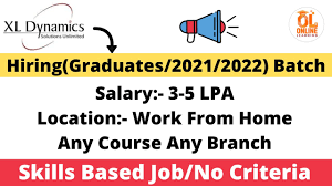 Database format 2021 batch (1).xlsx. Xl Dynamics Hiring Graduates 2021 2022 Batch Work From Home Job Apply Now Freshersjobs Youtube